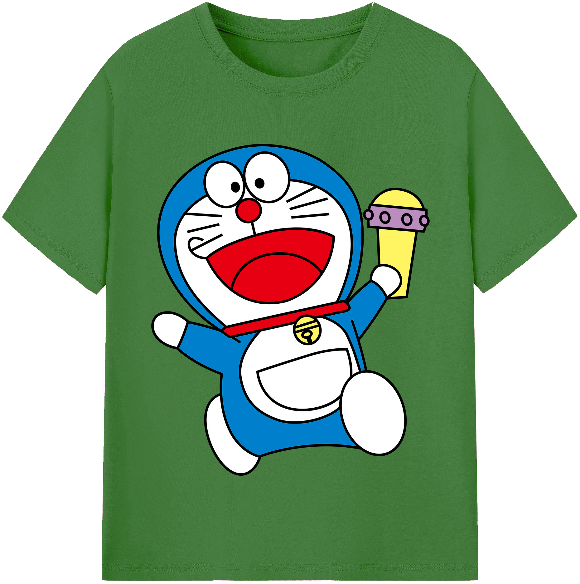 （画像用） ドラえもん Doraemon レディースカジュアルプリントTシャツ（綿100％）